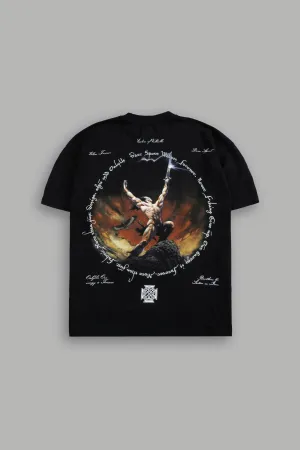 Against The Odds "Premium" Oversized Tee in Black