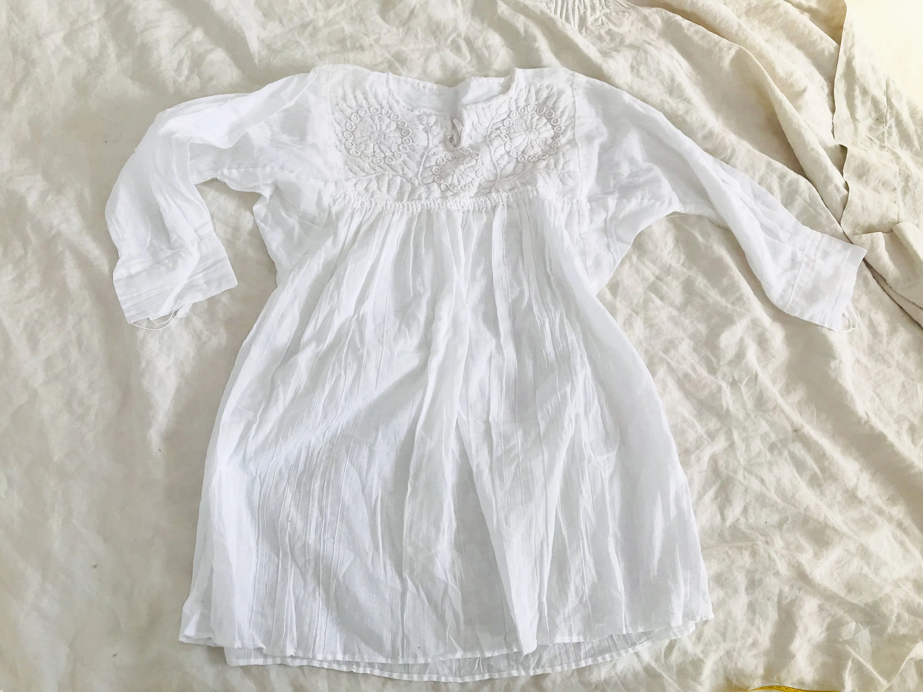 Hand-Embroidered Chamula Blouse. All Cotton.